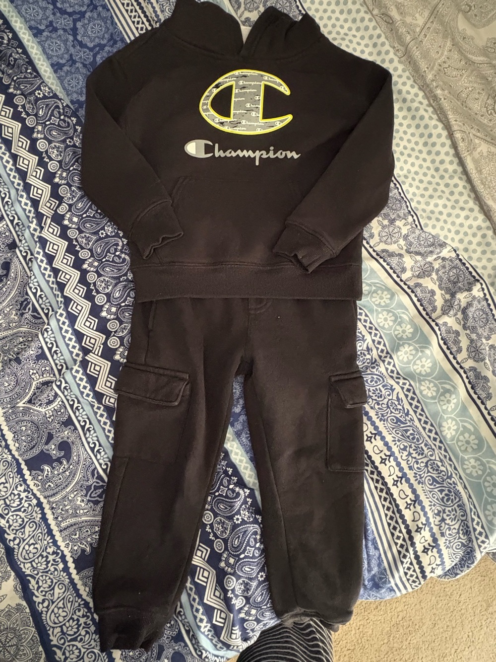 Black Champion 4T 2pc Sweatsuit